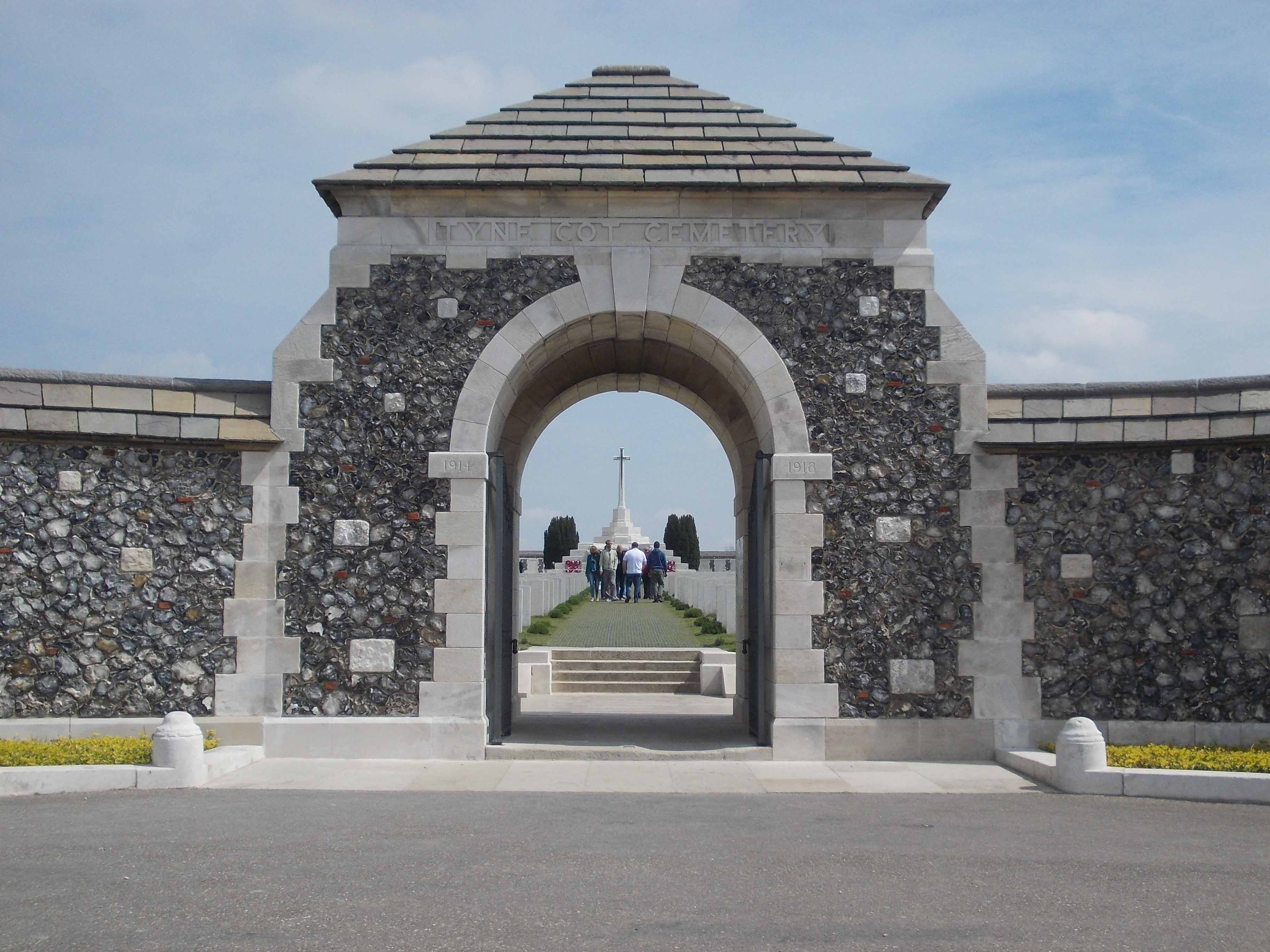 Tyne Cot Cemetery entrance arch