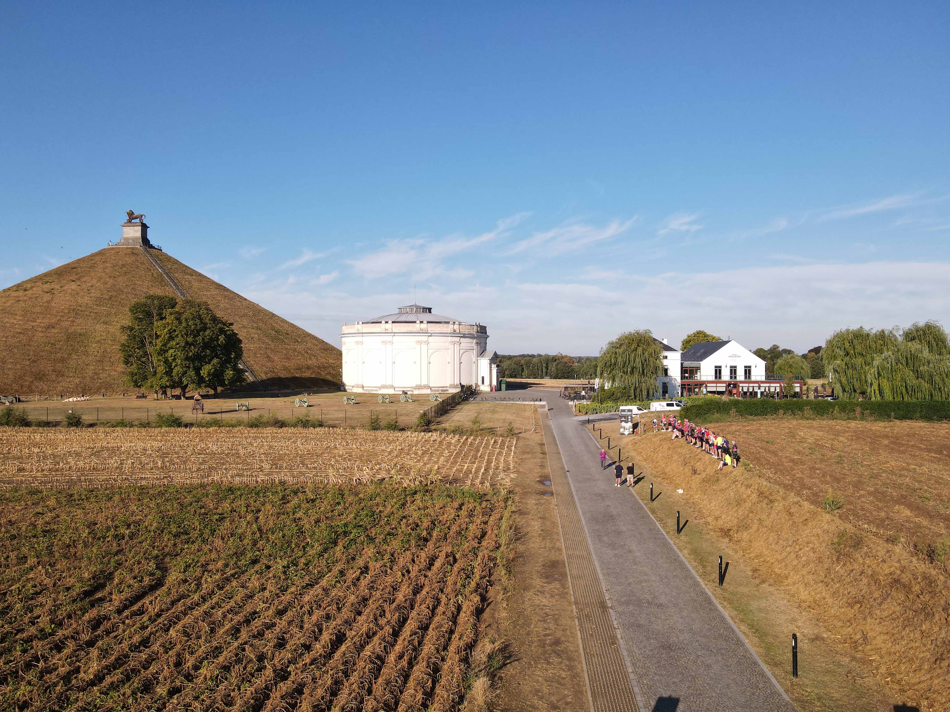 Battlefield landscape at Waterloo
